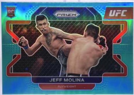 Jeff Molina 2022 Panini Prizm UFC Base #53 Teal