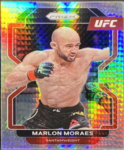 Marlon Moraes 2022 Panini Prizm UFC Base #148 Hyper