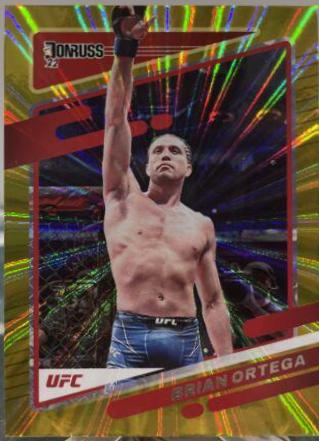 Brian Ortega 2022 Panini Donruss UFC Base #45 Gold
