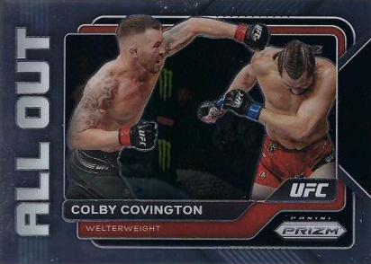 Colby Covington 2023 Panini Prizm UFC All Out #28 Silver