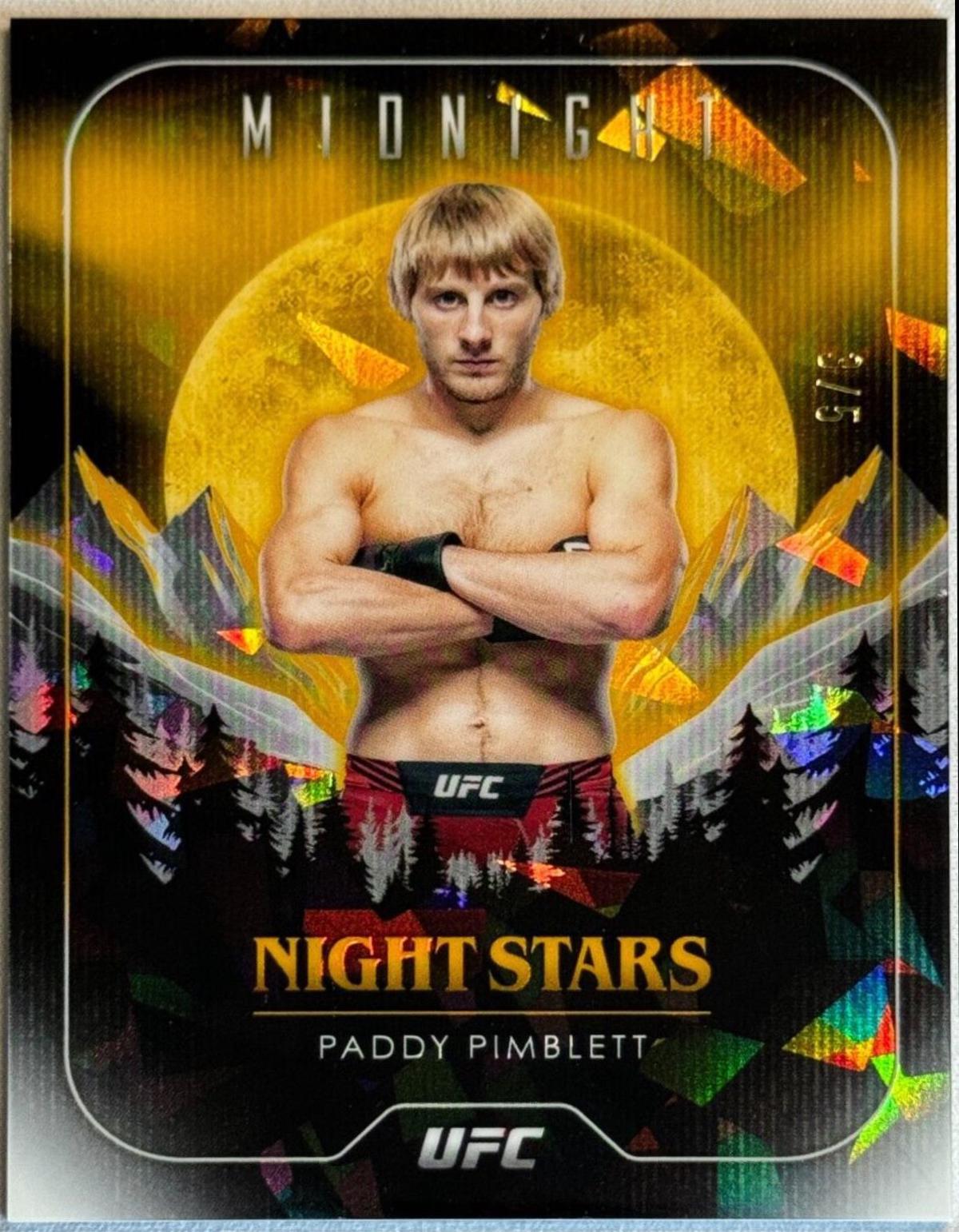Paddy Pimblett 2024 Topps Midnight UFC Base #87 Daybreak