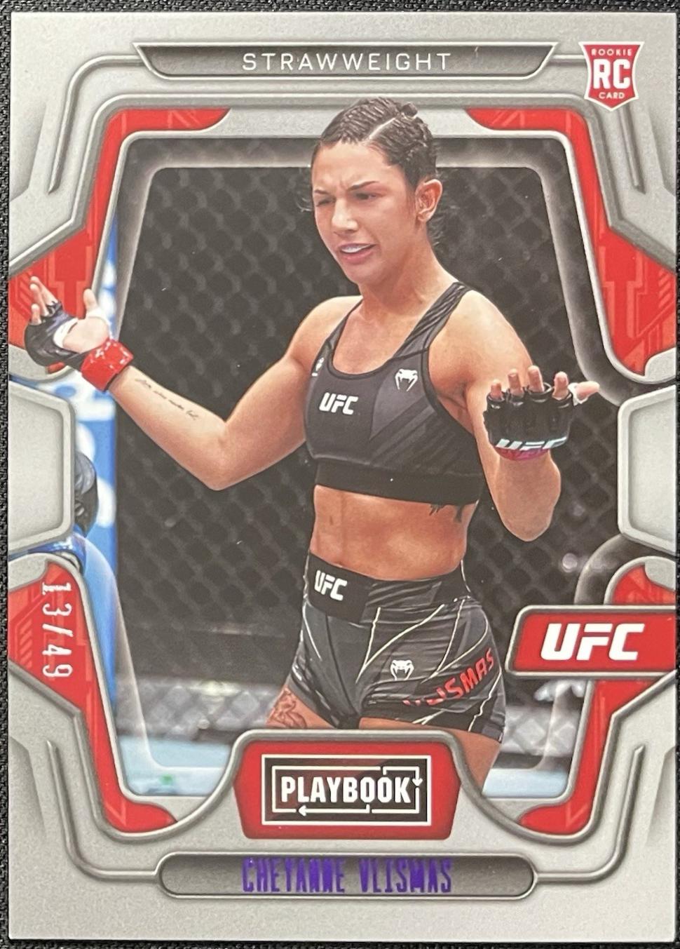 Cheyanne Vlismas 2023 Panini Chronicles UFC Base Playbook #120 Purple