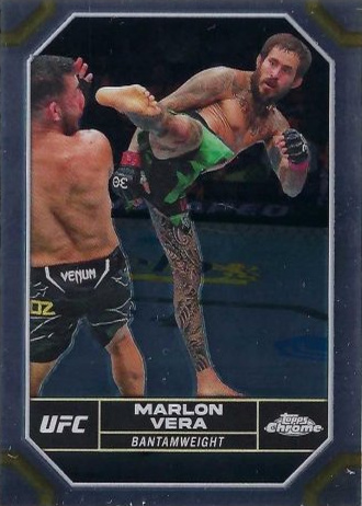 Marlon Vera 2024 Topps Chrome UFC Base #124 Superfractor