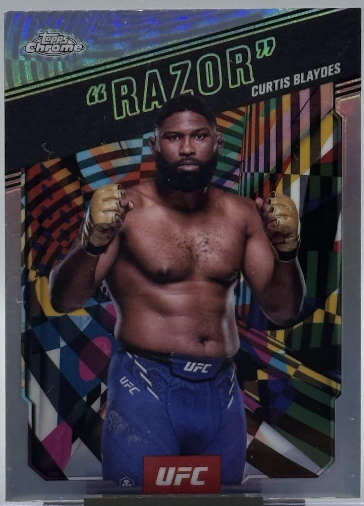 Curtis Blaydes 2025 Topps Chrome UFC AKA #AKA-11 Refractor