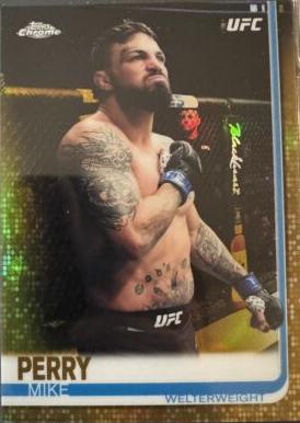Mike Perry 2019 Topps Chrome UFC Base #85 Green