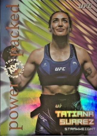 Tatiana Suarez 2025 Topps Stadium Club UFC Power Packed #PD-6 Red
