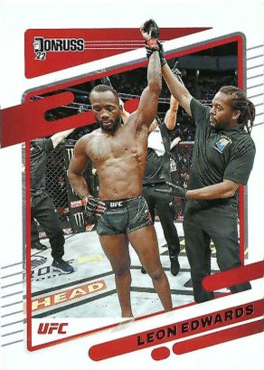 Leon Edwards 2022 Panini Donruss UFC Base #24 Pink
