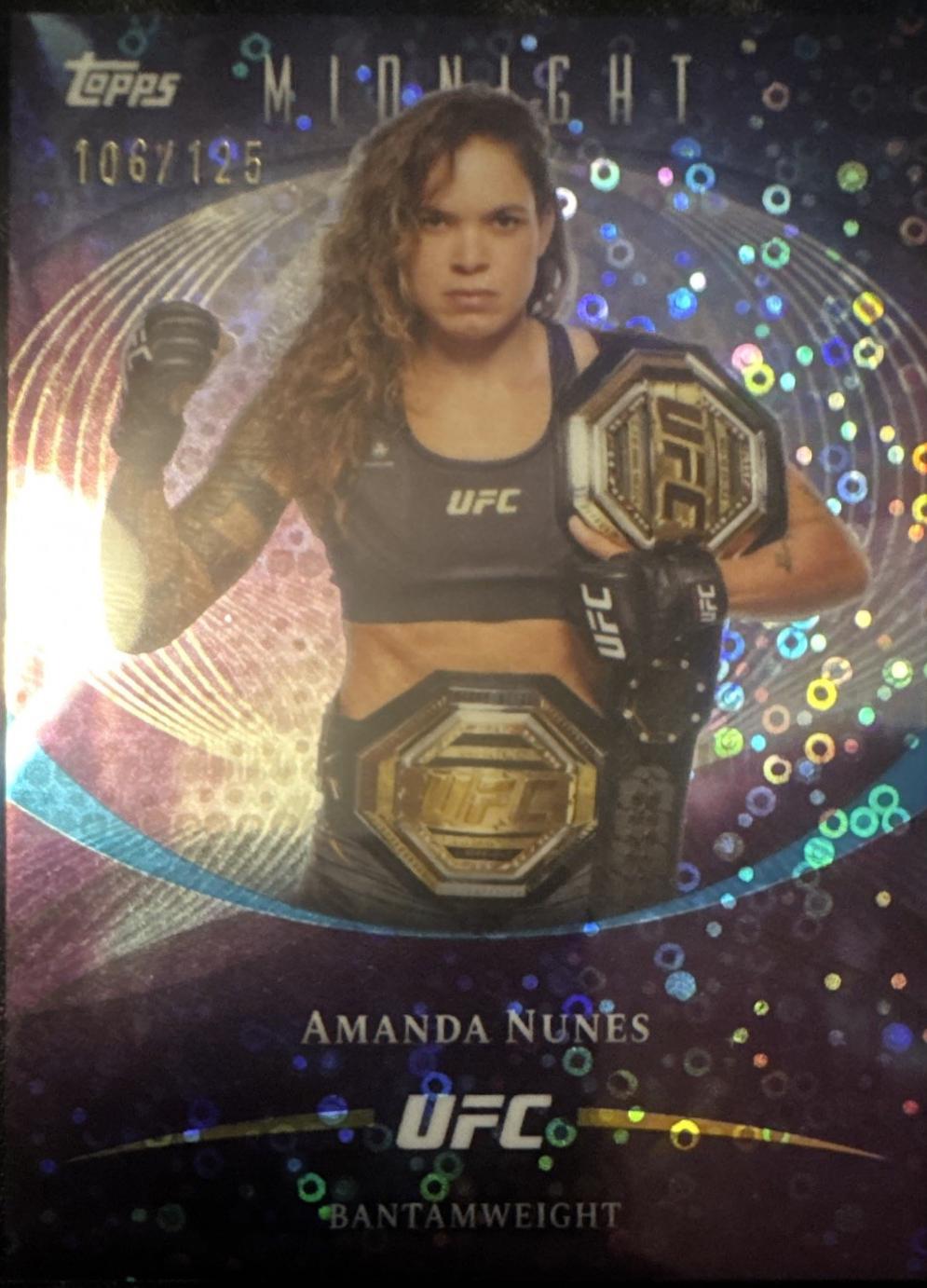 Amanda Nunes 2026 Topps Midnight UFC Base #94 Morning