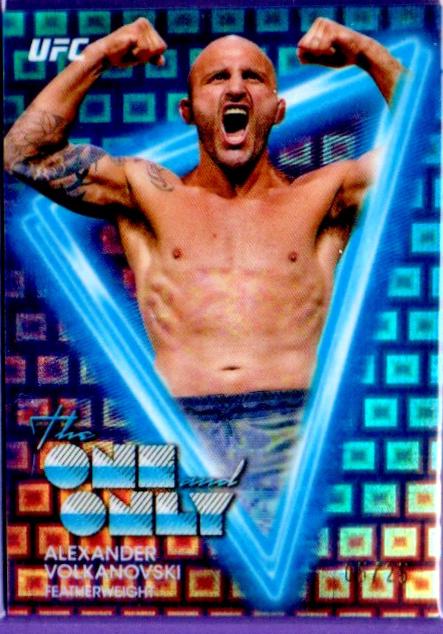 Alexander Volkanovski 2025 Topps Midnight UFC The One and Only #OO-17 Moonrise