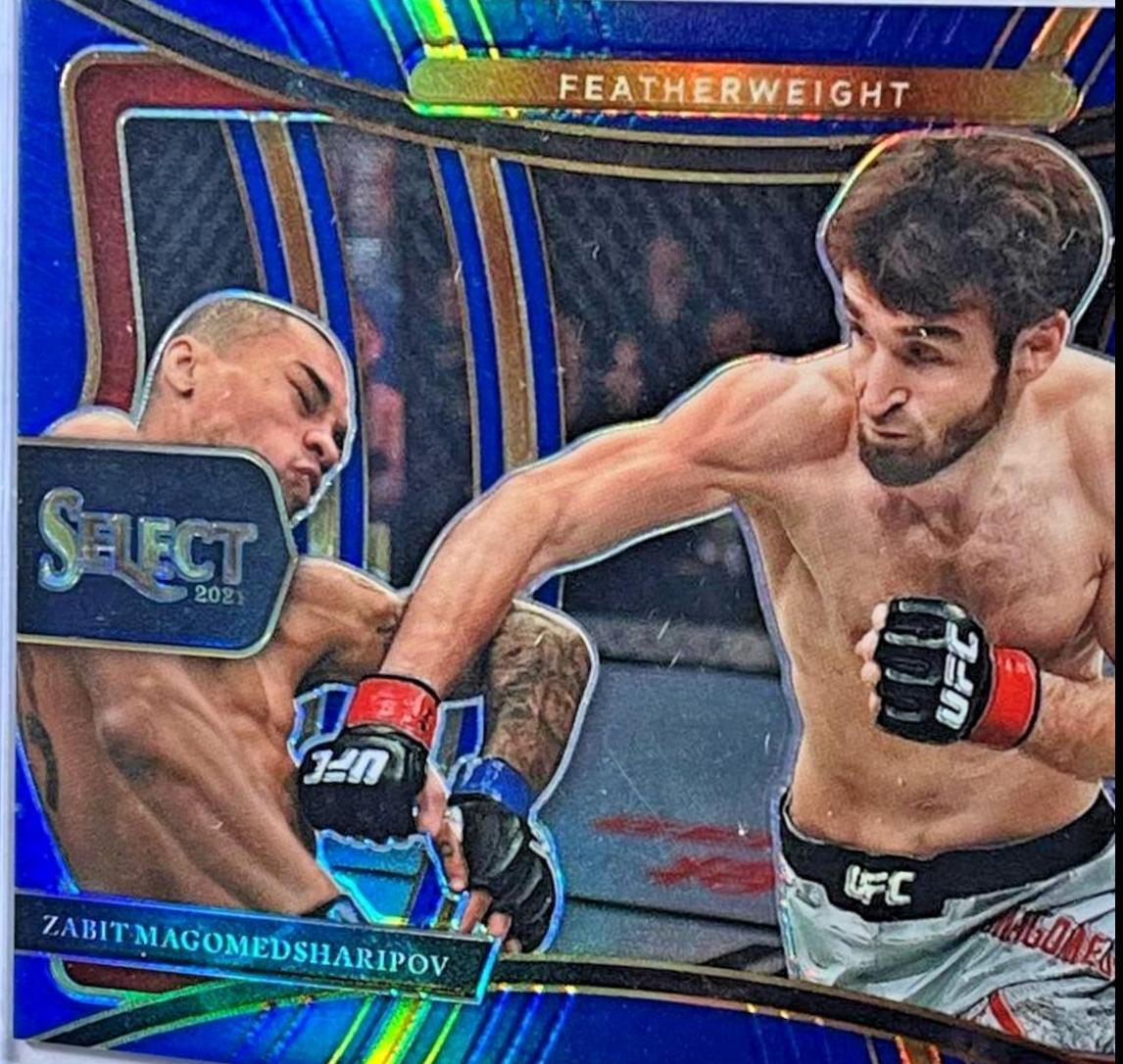 Zabit Magomedsharipov 2021 Panini Select UFC Premier Level #128 Blue