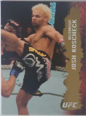 Josh Koscheck 2009 Topps UFC Round 2 Base #91 Gold