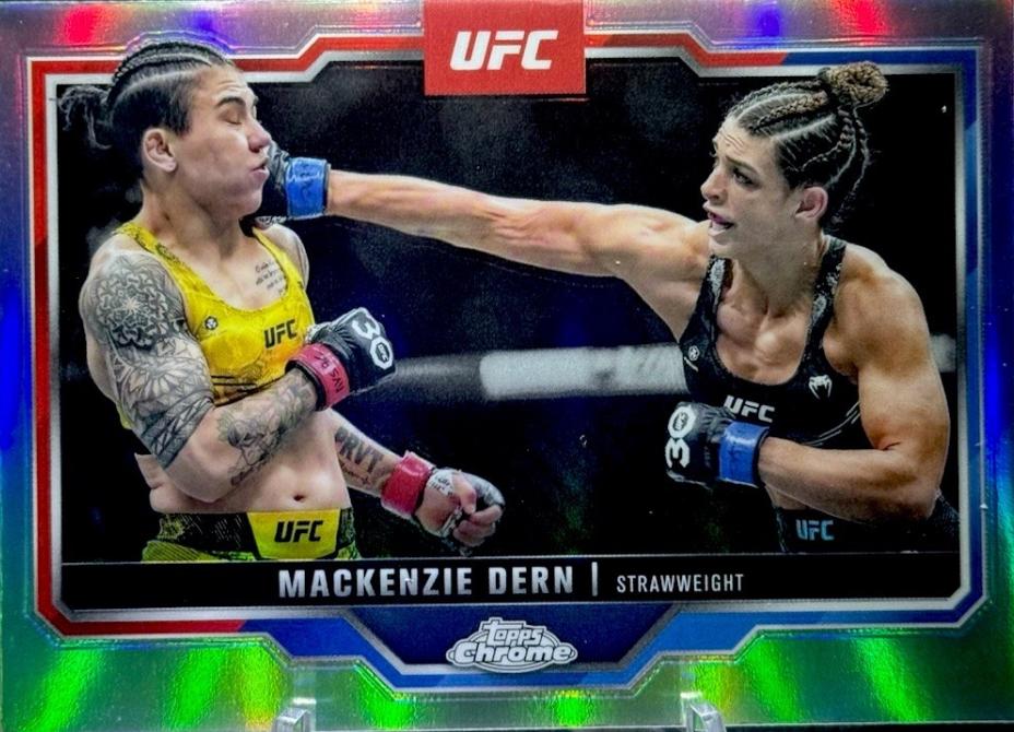 Mackenzie Dern 2025 Topps Chrome UFC Base #183 Refractor