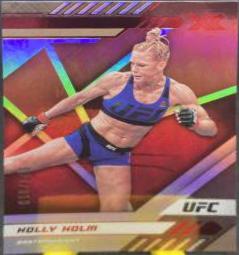 Holly Holm 2021 Panini Chronicles UFC Base XR #185 Asia Gold