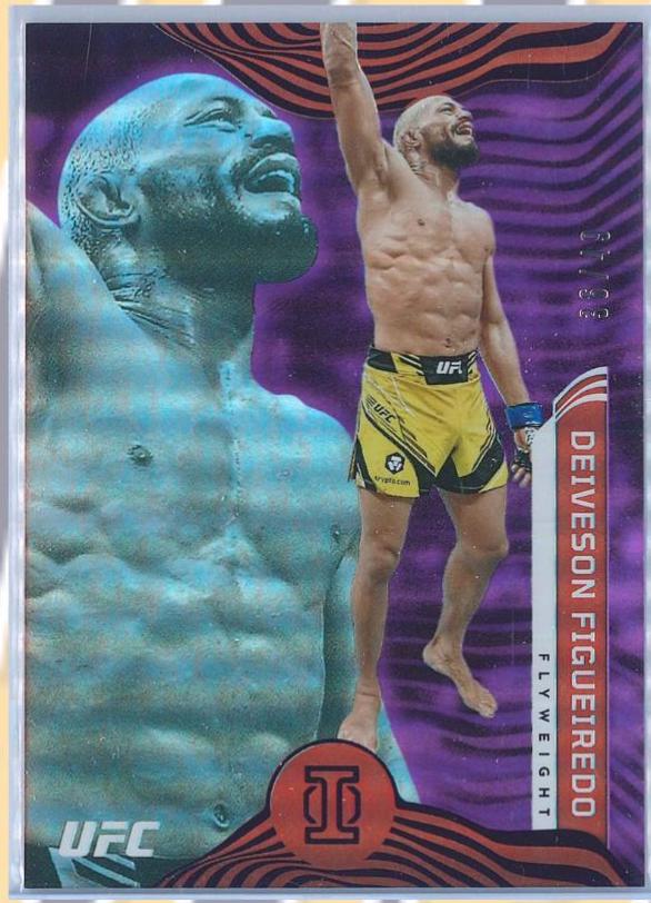 Deiveson Figueiredo 2022 Panini Chronicles UFC Base Illusions #269 Purple