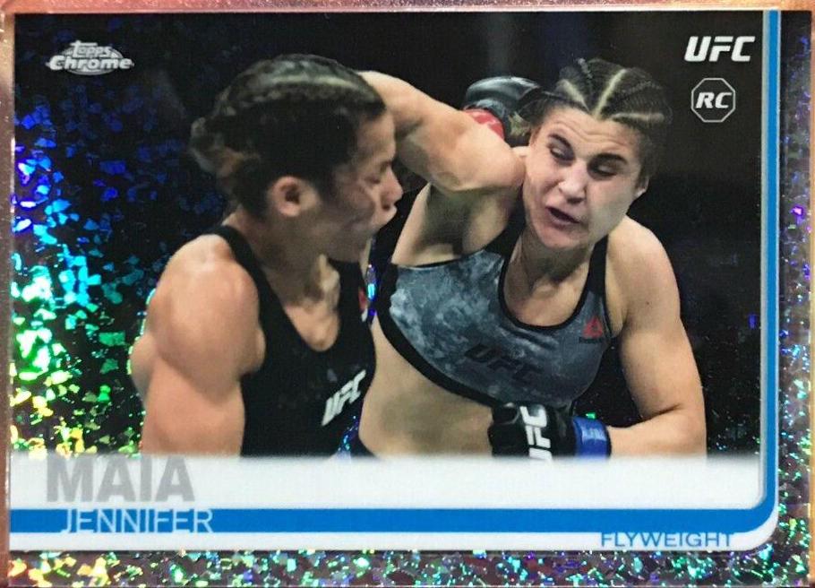 Jennifer Maia 2019 Topps Chrome UFC Base #87 Diamond Hot Box