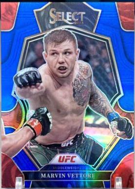 Marvin Vettori 2023 Panini Select UFC Premier Level #176 Blue Disco