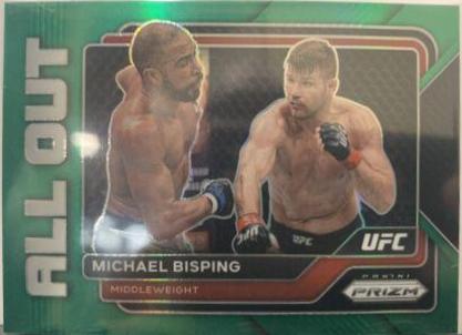 Michael Bisping 2023 Panini Prizm UFC All Out #19 Green