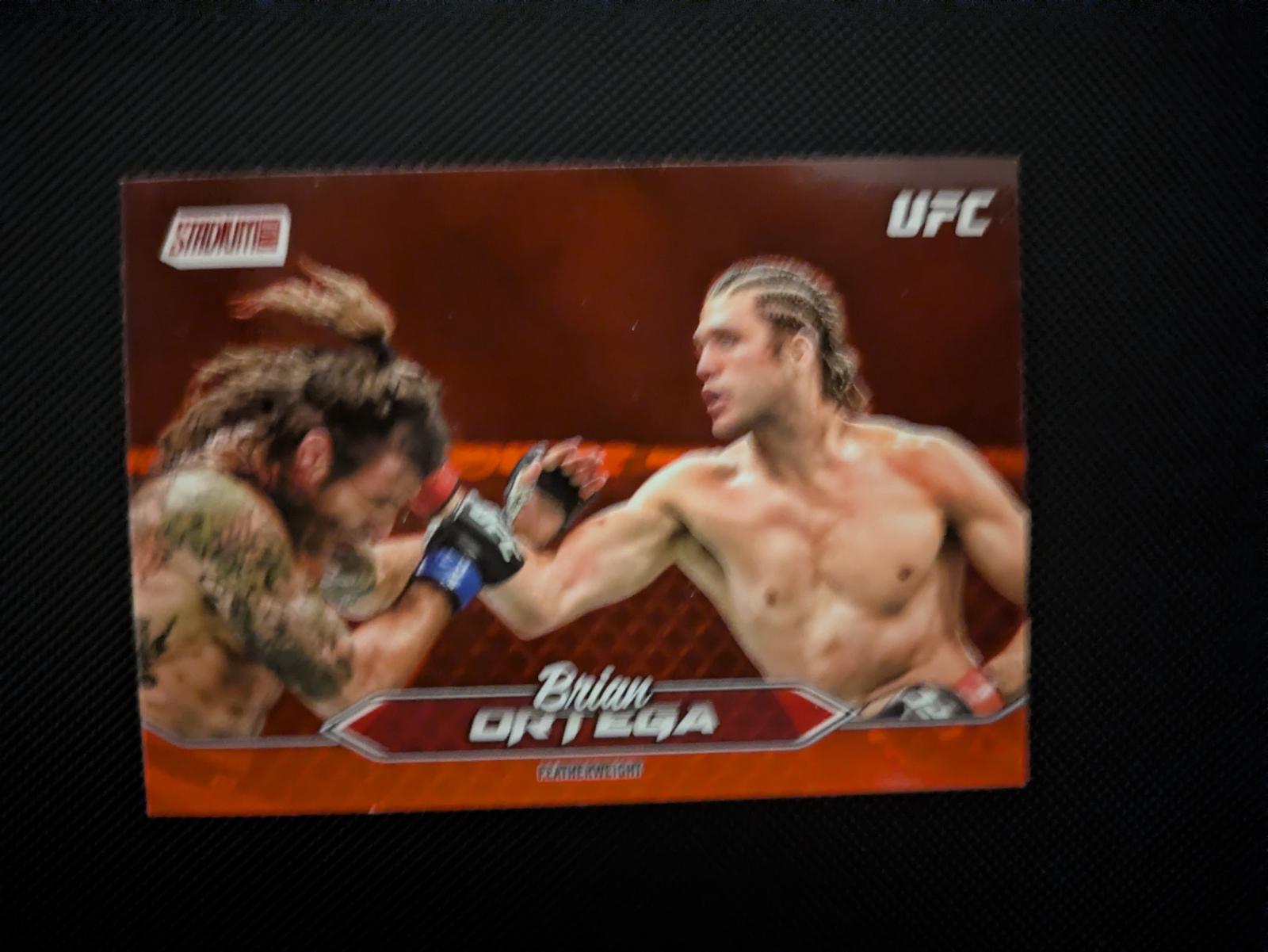 Brian Ortega 2025 Topps Stadium Club UFC Base #180 Red