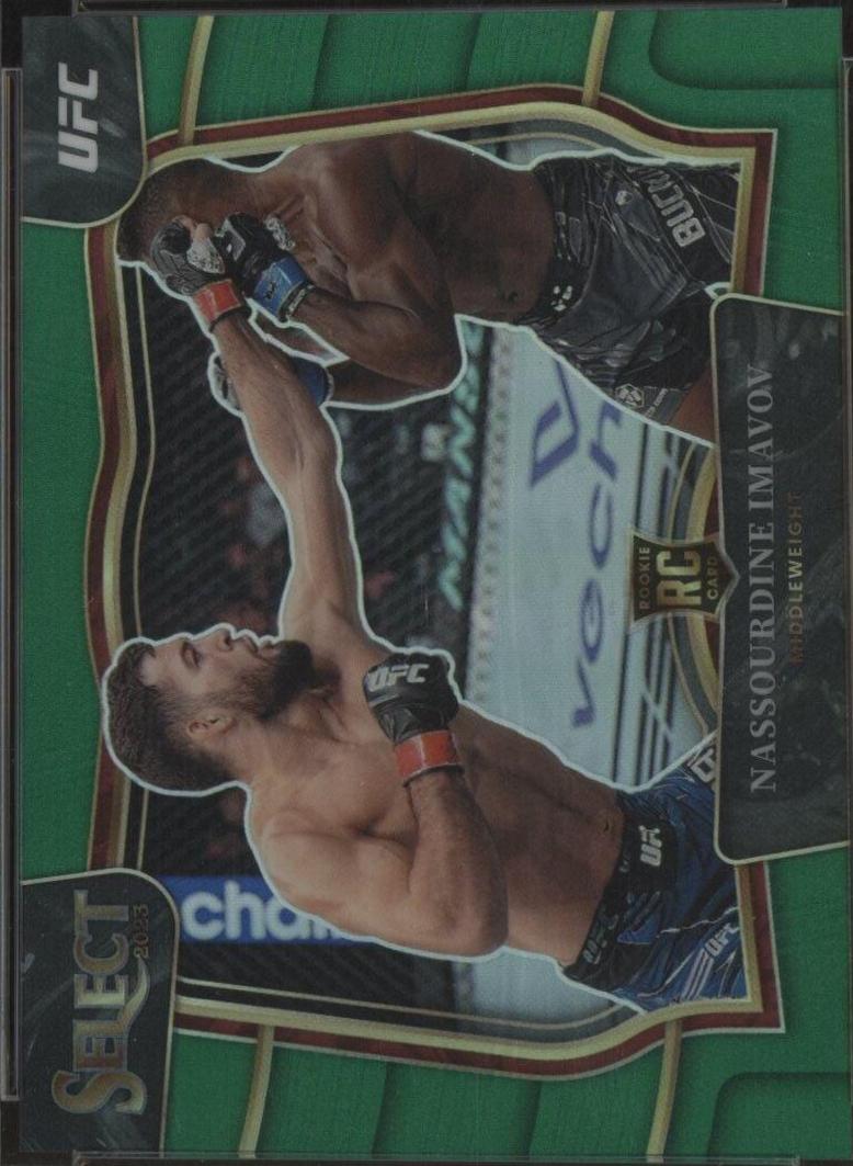 Nassourdine Imavov 2023 Panini Select UFC Octagonside #235 Green