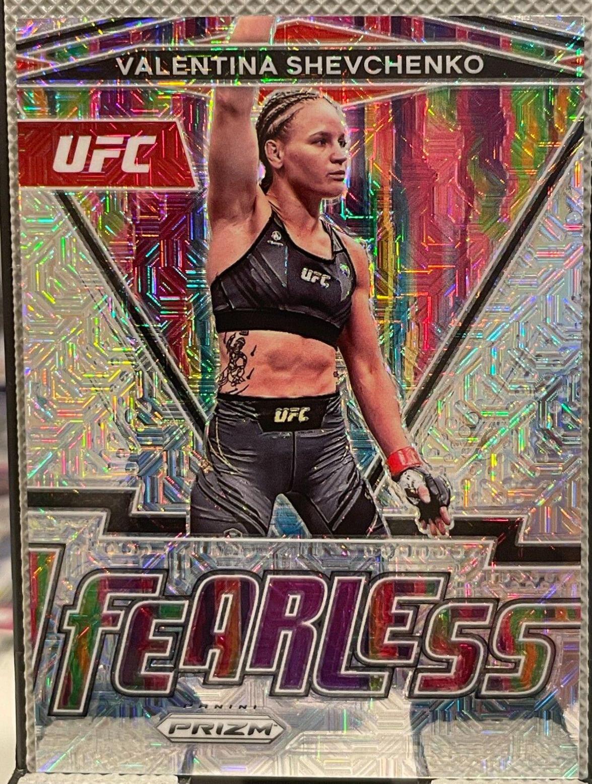 Valentina Shevchenko 2022 Panini Prizm UFC Fearless #10 Mojo