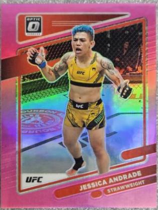 Jessica Andrade 2022 Panini Donruss Optic UFC Base #51 Pink