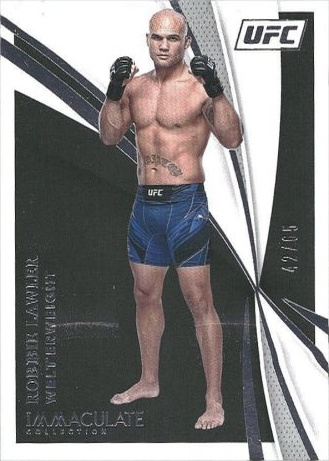 Robbie Lawler 2021 Panini Immaculate UFC Base #56 Platinum