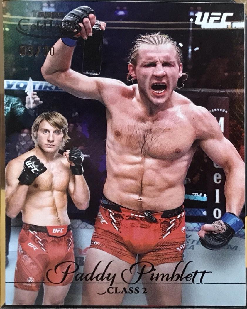 Paddy Pimblett 2024 Topps Gold Label UFC Base Class II #46 Black