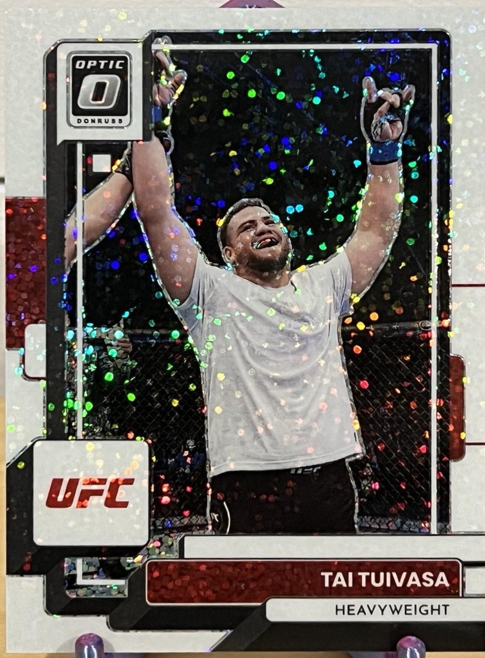 Tai Tuivasa 2023 Panini Donruss Optic UFC Base #47 White Sparkle