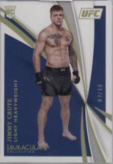 Jimmy Crute 2021 Panini Immaculate UFC Base #98 Gold