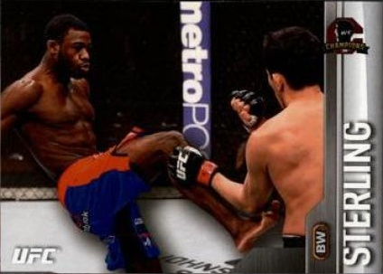 Aljamain Sterling 2015 Topps UFC Champions Base #54 Silver