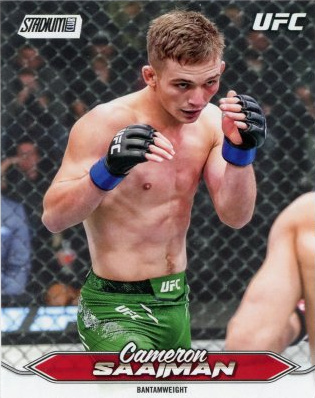 Cameron Saaiman 2025 Topps Stadium Club UFC Base #188 Red