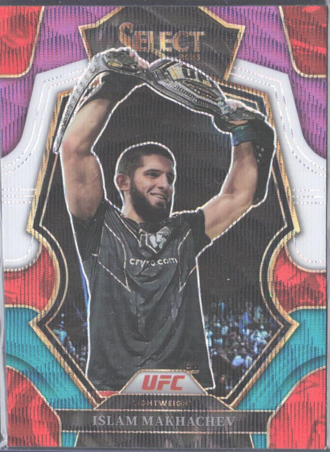 Islam Makhachev 2023 Panini Select UFC Premier Level #182 Tri Color