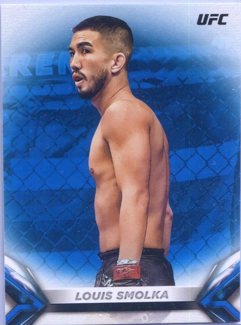 Louis Smolka 2018 Topps UFC Knockout Base #28 Blue