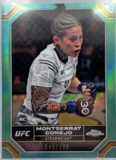 Montserrat Conejo 2024 Topps Chrome UFC Base #66 Refractor