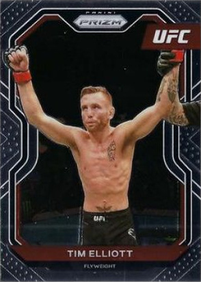 Tim Elliott 2021 Panini Prizm UFC Base #40 Teal