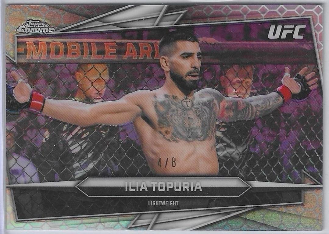 Ilia Topuria 2026 Topps Chrome UFC Base #1 Octafractor
