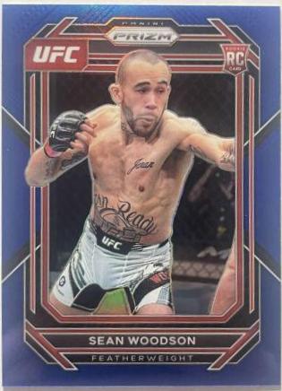 Sean Woodson 2023 Panini Prizm UFC Base #166 Blue