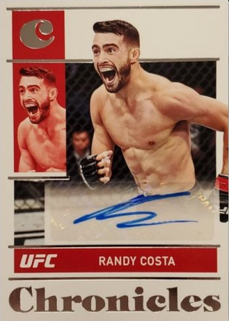 Randy Costa 2022 Panini Chronicles UFC Chronicles Signatures #16 Red