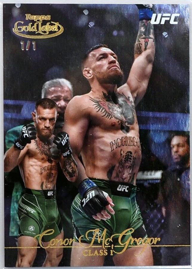 Conor McGregor 2024 Topps Gold Label UFC Base Class I #53 Gold