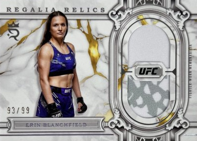 Erin Blanchfield 2024 Topps Royalty UFC Regalia Relics #RAR-73 Platinum