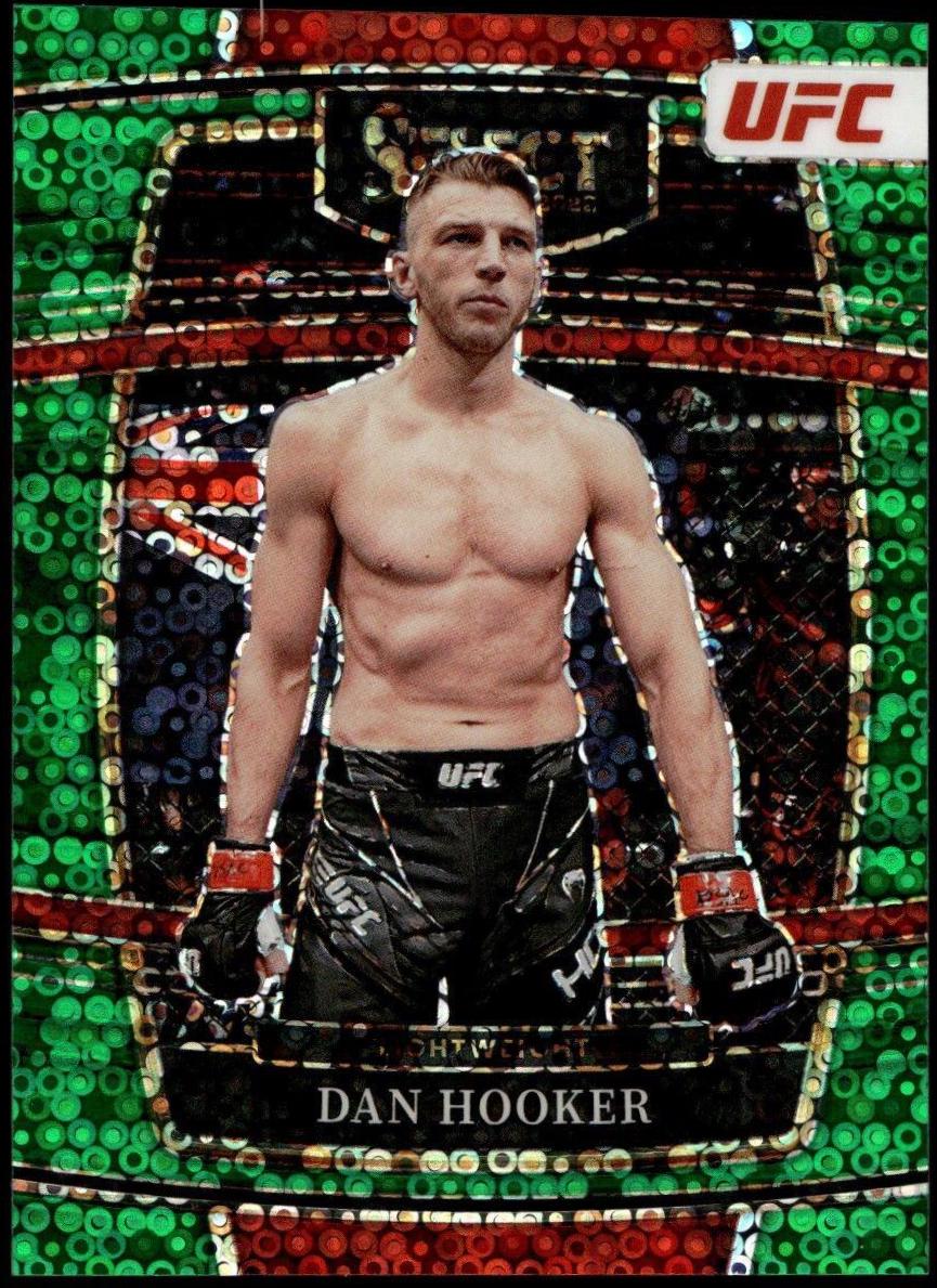 Dan Hooker 2022 Panini Select UFC Concourse #66 Green Disco