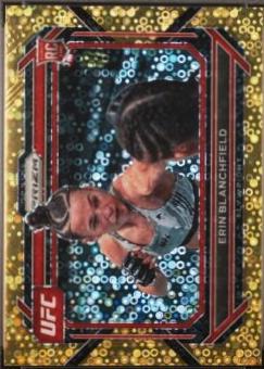 Erin Blanchfield 2023 Panini Prizm Under Card UFC Base #12 Gold