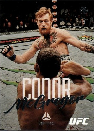 Conor McGregor 2021 Panini Chronicles UFC Base Luminance #52 Platinum