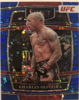 Charles Oliveira 2022 Panini Select UFC Concourse #45 Blue Disco