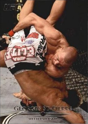Georges St-Pierre 2011 Topps UFC Title Shot Base #100 Diamond