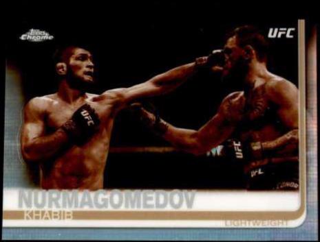 Khabib Nurmagomedov 2019 Topps Chrome UFC Base #25 Sepia