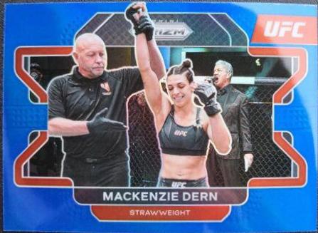 Mackenzie Dern 2022 Panini Prizm UFC Base #26 Blue
