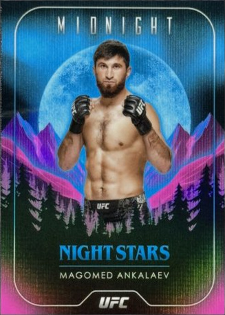 Magomed Ankalaev 2024 Topps Midnight UFC Night Stars #NS-7 Moon Beam