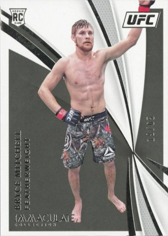Bryce Mitchell 2021 Panini Immaculate UFC Base #53 Platinum