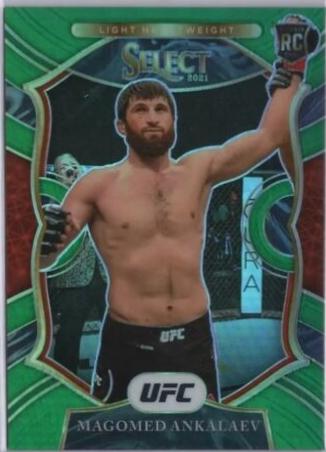 Magomed Ankalaev 2021 Panini Select UFC Concourse #36 Green